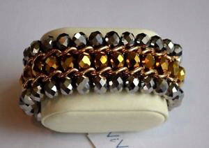 �y���������z�u���X���b�g�@�A�N�Z�T��?�@�N�b�L�[�Q�b�^�[�u���X���b�g�N���X�^��vivi cookie lee attention getter bracelet genuine crystal nwt