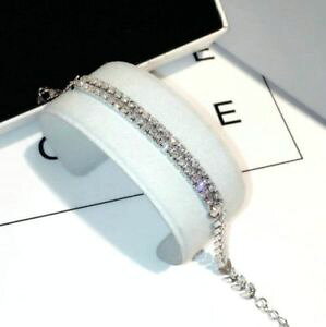 yzuXbg@ANZT?@zCgS[hNX^xC[tuXbgXtXL[18k ct white gold filled crystal bay leaf bracelet made with swarovski elements