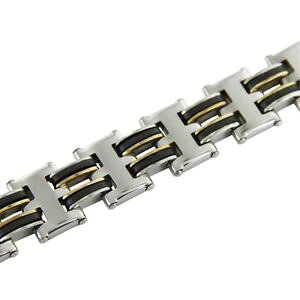 �y���������z�u���X���b�g�@�A�N�Z�T��?�@listingmens225 listingmens silver steel bracelet 225