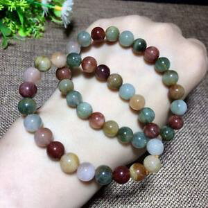 yzuXbg@ANZT?@`Ehr[Yt@bVuXbgXgb`8mm natural colorful rutilated quartz round beads fashion stretch bracelet gifts