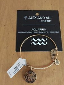 【送料無料】ブレスレット　アクセサリ—　アレックスアクエリアスワイヤーブレスレットラファエリアンゴールドタグカードalex and ani aquarius ii wire bracelet rafaelian gold w tag amp; card