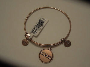 yzuXbg@ANZT?@AbNXj[[NWFbcSTbJ[S[huXbg nwt alex and ani nfl york jets logo football gold bracelet 2013