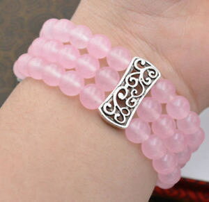 yzuXbg@ANZT?@r[YXgb``xbgVo[uXbgwomens natural quartz crystal beads stretch tibetan silver bracelet 8mm