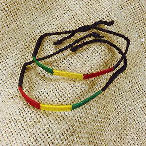 �y���������z�u���X���b�g�@�A�N�Z�T��?�@�l�O�������Q�G�y�[�X���b�glot of 2 rasta amicizia bracciale da polso negril reggae hobo pace festival rgy