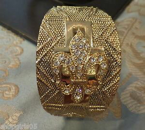 �y���������z�u���X���b�g�@�A�N�Z�T��?�@�J�t�u���X���b�g listing beautiful fleur de lis cuff braceletgold