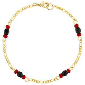 �y���������z�u���X���b�g�@�A�N�Z�T��?�@k�u���X���b�g18k plaqu or mauvais oeil protection simul azabache lien de bracelet amulette