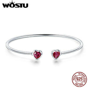 yzuXbg@ANZT?@X^[OVo[uXbgr[Ywostu 925 sterling silver bracelet cz love heart charm bead women jewelry gift