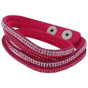 �y���������z�u���X���b�g�@�A�N�Z�T��?�@���[�Y�u���X���b�gtoc rose vif strass enveloppant rose sudine pression fermeture bracelet