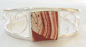 yzuXbg@ANZT?@nhChX^[OVo[WXp[JtuXbghandmade 925 sterling silver gemstone cuff bracelet in jasper j 10