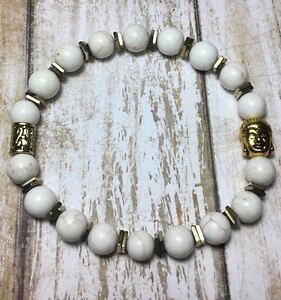 yzuXbg@ANZT?@uXbgw}^CgS[hAeB[NXy[Thealing gemstone howlite bracelet whematite gold buddah amp; antique spacer