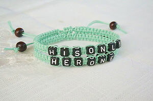 �y���������z�u���X���b�g�@�A�N�Z�T��?�@�u���X���b�g�Z�b�g�u���X���b�gcouples bracelets set his hers bracelets his only her one heart anniversary gift