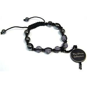 �y���������z�u���X���b�g�@�A�N�Z�T��?�@�I�����B�A���C���X�g�[���f�B�X�R�{�[��lilac rhinestone disco ball adjustable bracelet by the olivia collection