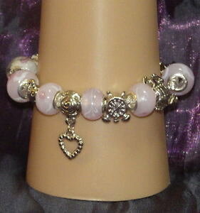 yzuXbg@ANZT?@X^[OVo[sNNX^t@bVuXbg 925 sterling silver filled amp; pink crystal fashion charm bracelet