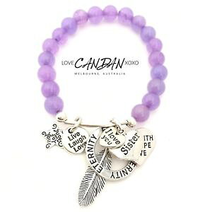 �y���������z�u���X���b�g�@�A�N�Z�T��?�@�����O�u���X���b�gsister i love you eternity ring angel souvenir hope faith friendship bracelet