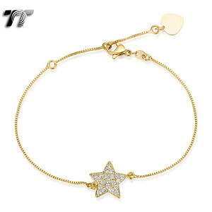 yzuXbg@ANZT?@kS[h{bNX`F[X^[uXbgtt 18k gold filled box chain star bracelet cbf22j