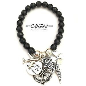 �y���������z�u���X���b�g�@�A�N�Z�T��?�@�R���p�X�N���[�o�[�u���X���b�gfriendship compass traveling clover angel wing bracelet besafe plane charms