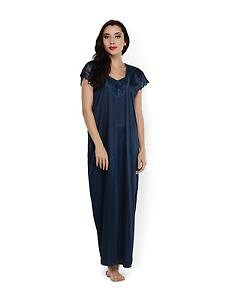 yzuXbg@ANZT?@|GXewomens}LVTCYpolyester blue womens nightdress night weardressmaxinighty free size