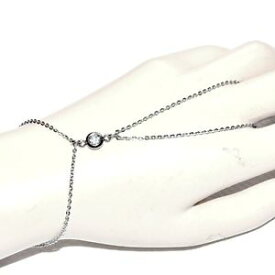 【送料無料】ブレスレット　アクセサリ—　チェーンステンレスhand chain bracelet stainless steel ring crystal white bijou