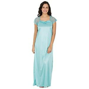 yzuXbg@ANZT?@O[womens}LVTCYsea green womens nightdress ladies night weardressmaxinighty free size