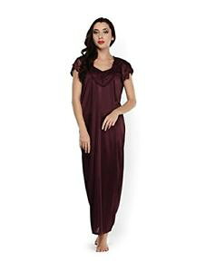 yzuXbg@ANZT?@iCgt[TCYbrown womens nightdress night weardressmaxinighty free size