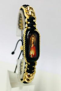 �y���������z�u���X���b�g�@�A�N�Z�T��?�@�R���\���f�C�G�X�h�[�u���h���h listingpulsera del sagrado corazon de jesus doble tejida negrodorado hecha a mano