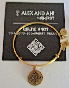 【送料無料】ブレスレット アクセサリ? アレックスゴールドケルトノットブレスレットカードalex and ani gold celtic knot bracelet nwt amp; card