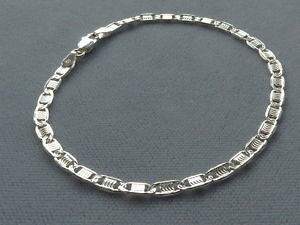 �y���������z�u���X���b�g�@�A�N�Z�T��?�@�C�^���A�X�^�[�����O�V���o�[�u���X���b�g�G�b�`���O�|���b�V���C�^���A listing 7 italian sterling silverbraceletdetailed swirly etchedpolisheditaly 925