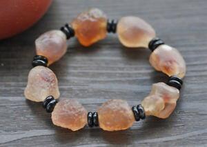 yzuXbg@ANZT?@20mmIWis24338obNuXbgs2433 stretch 8 20mm natural original baroque sweet agate bracelet
