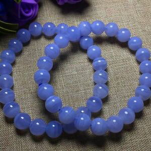yzuXbg@ANZT?@Xg[uXbgaaa8mmnatural blue stone gemstone round beads bracelet aaa 8mm