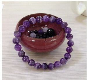 yzuXbg@ANZT?@AWXgXgb`r[YuXbgnatural dream amethyst quartz crystal stretch beads bracelet 10mm aaa
