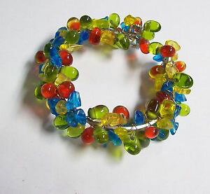 yzuXbg@ANZT?@JtKXJtuXbgcolorful glass cuff bracelet