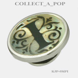 【送料無料】ブレスレット　アクセサリ—　スターリングパールシルバーauthentic kameleon sterling silver mop letter of pearl i jewelpop kjp009mpi