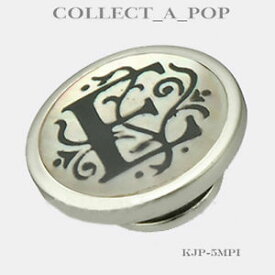 【送料無料】ブレスレット　アクセサリ—　パールe jewelpop kjp005mpi lastオンkameleonシルバーauthentic kameleon silver mother of pearl letter e jewelpop kjp005mpi last one