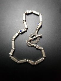 【送料無料】ブレスレット　アクセサリ—　スターリングシルバービーズブレスレットトグルクラスプsterling silver 925 beads bracelet toggle clasp