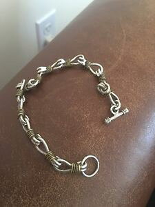 �y���������z�u���X���b�g�@�A�N�Z�T��?�@�X�^�[�����O�V���o�[�u���X���b�g listingvintage sterling silver 925 womans bracelet
