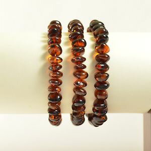 yzuXbg@ANZT?@bgogobN`F[uXbglot 3 whole natural baltic amber baroque cherry bracelet 244g c2206