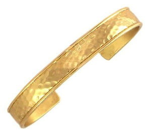 �y���������z�u���X���b�g�@�A�N�Z�T��?�@�Z���W�I�J�t�u���X���b�gsergio lub brass cuff bracelet hammered brass large