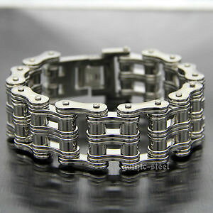 yzuXbg@ANZT?@26mmmensVo[I[goC`F[XeXuXbg26mm heavy mens silver polished biker motorcycle chain stainless steel bracelet