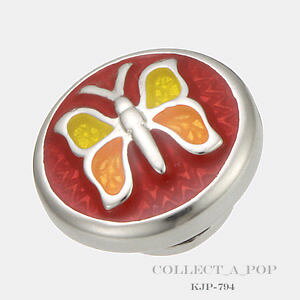 yzuXbg@ANZT?@X^[OVo[Giauthentic kameleon sterling silver enamel red courage jewelpop kjp794