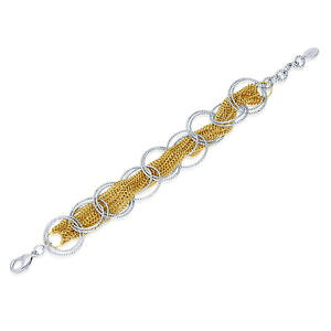 yzuXbg@ANZT?@T[N`F[uXbgberricle twotone open circle chain bracelet