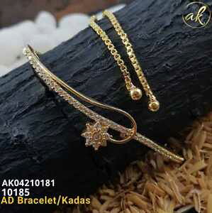 �y���������z�u���X���b�g�@�A�N�Z�T��?�@�X�g�[���C�F���[�S�[���h�u���X���b�gbh91941high quality ad stone yellow gold plated wedding bracelet bh91941