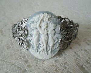 yzuXbg@ANZT?@gvJtuXbgrNgAtriple goddess cuff bracelet, wiccan pagan wicca witch witchcraft victorian