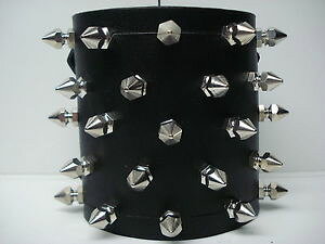 �y���������z�u���X���b�g�@�A�N�Z�T��?�@�X�p�C�N�u���X���b�g listingleather spiked bracelet death grind mdlb0211 etts