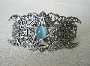 yzuXbg@ANZT?@gv[JtuXbgtriple moon pentacle cuff bracelet wiccan pagan wicca witch witchcraft pentagram