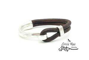 �y���������z�u���X���b�g�@�A�N�Z�T��?�@�J�t�u���X���b�ggenuine rustic leather cuff bracelet