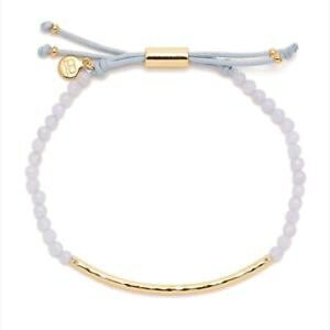 �y���������z�u���X���b�g�@�A�N�Z�T��?�@gorjana�p���[���[�Xexpressio�u���X���b�ggorjana power gemstonesblue lace agate expressio gold plate adjustable bracelet