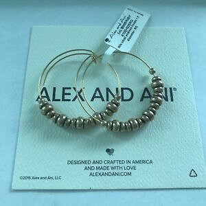 yzuXbg@ANZT?@AbNXVAiC[o[^Oalex and ani nile endless hoops in russian gold brand with tags rare