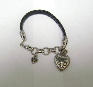 yzuXbg@ANZT?@AvX^[OVo[n[guXbgleather amp; sterling silver heart bracelet dn