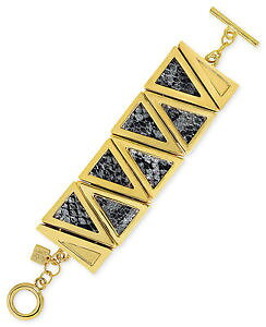 yzuXbg@ANZT?@[}kgOuXbghroman luxe x karla deras 14k goldplated python triangle toggle bracelet 100