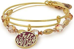 【送料無料】ブレスレット アクセサリ? アレックスゴールドフェリスブレスレットセットブレスレットドルalex and ani shiny gold feliz navidad bracelet set braceletnwtsrp 78